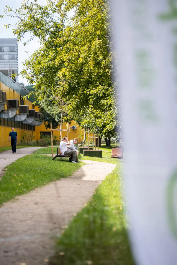 Klaipėdos Dangės krantinėje įkurtas Pakrantės parkas 2 Pakrantes parkas