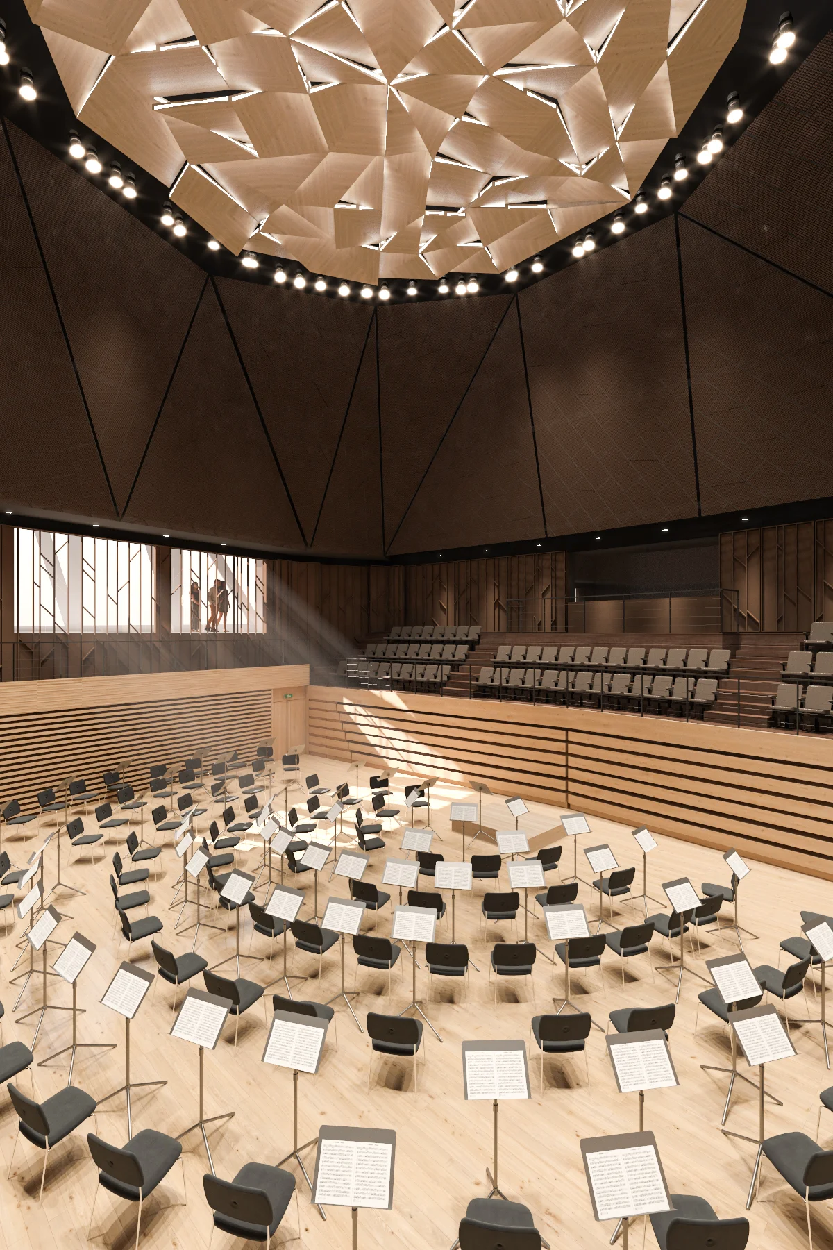 Vilniaus kultūros epicentras: netrukus skambės Nacionalinė koncertų salė „Tautos namai“ 9 Rehearsal Hall 01 SR00014