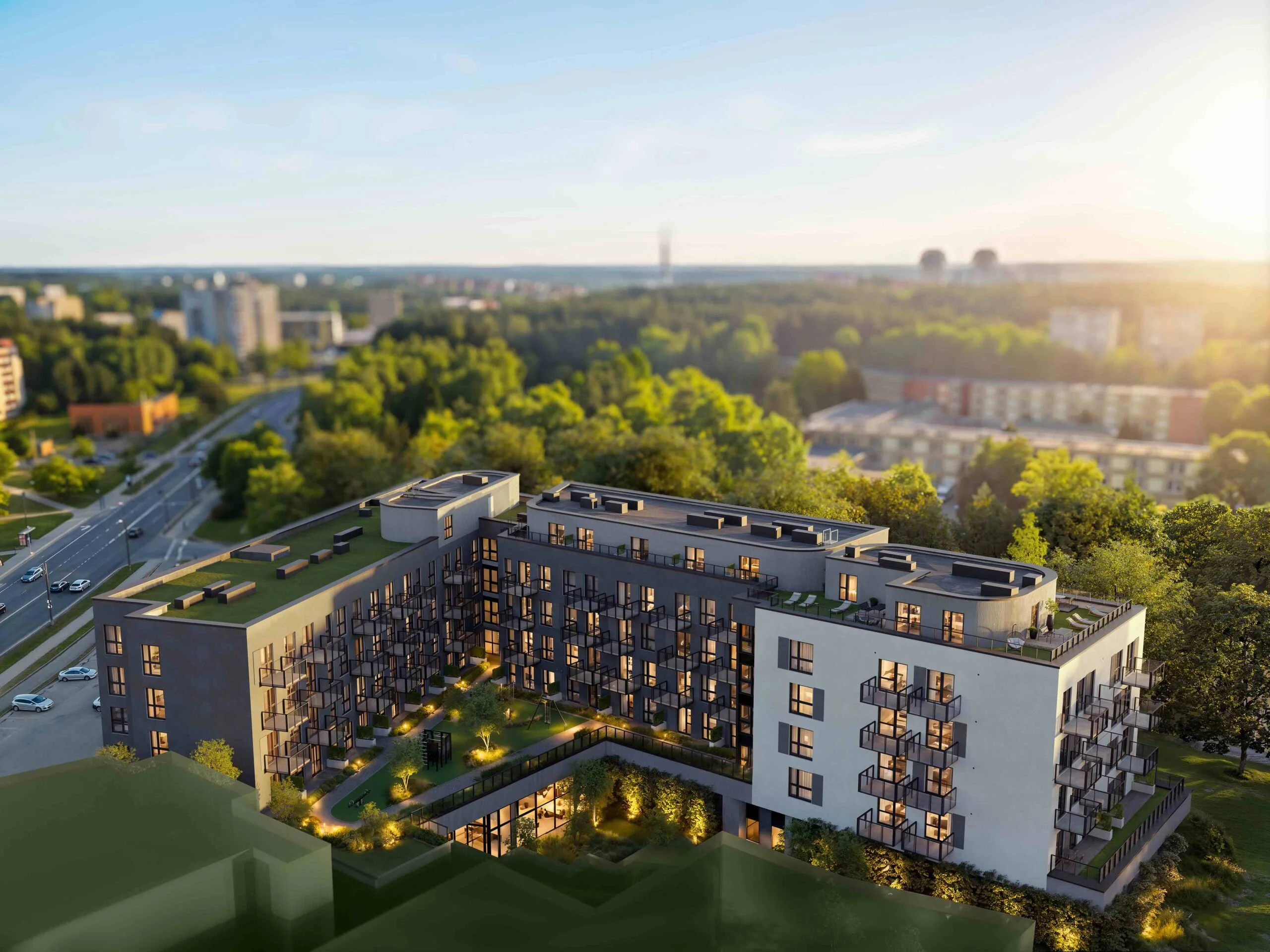 Sostinės Fabijoniškių rajone po metų iškils kompleksas „Jaunatis“ 3 jaunatis projektas scaled