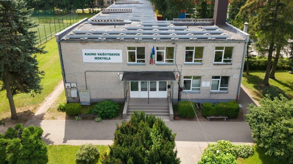 Kaune bus modernizuojama Vaišvydavos mokykla: naujas pastatas ir saulės elektrinė 2 vaisvydavos mokykla