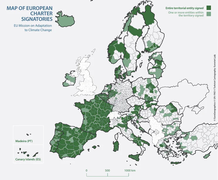 Kaip prisitaikymas prie klimato kaitos transformuos Europos miestus? I dalis 3 Klimato misijos chartija pasirase