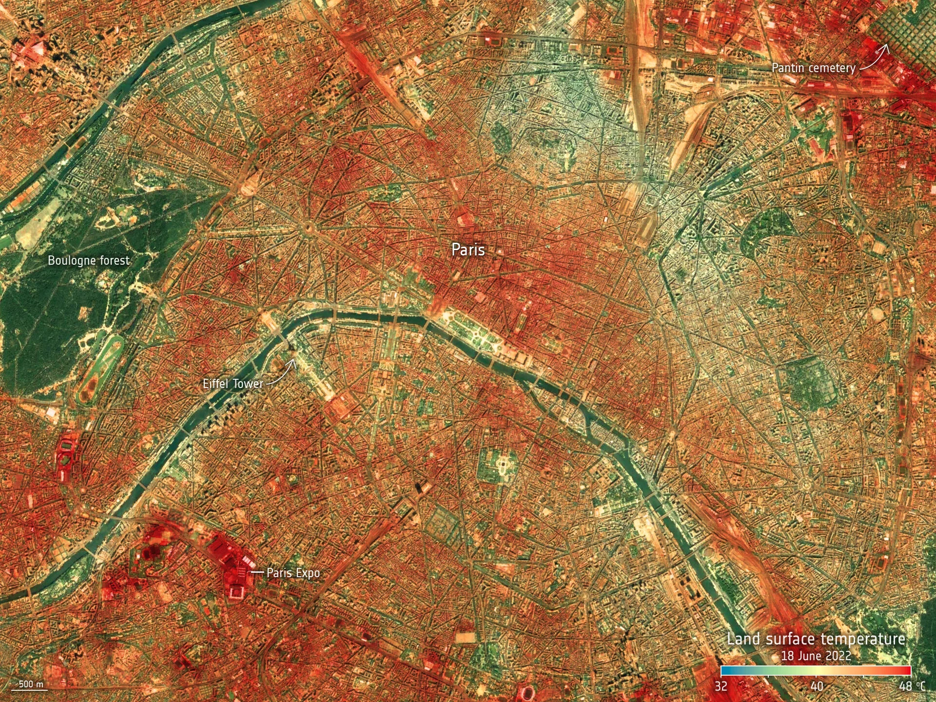 Kaip prisitaikymas prie klimato kaitos transformuos Europos miestus? I dalis 7 PARIS city heat