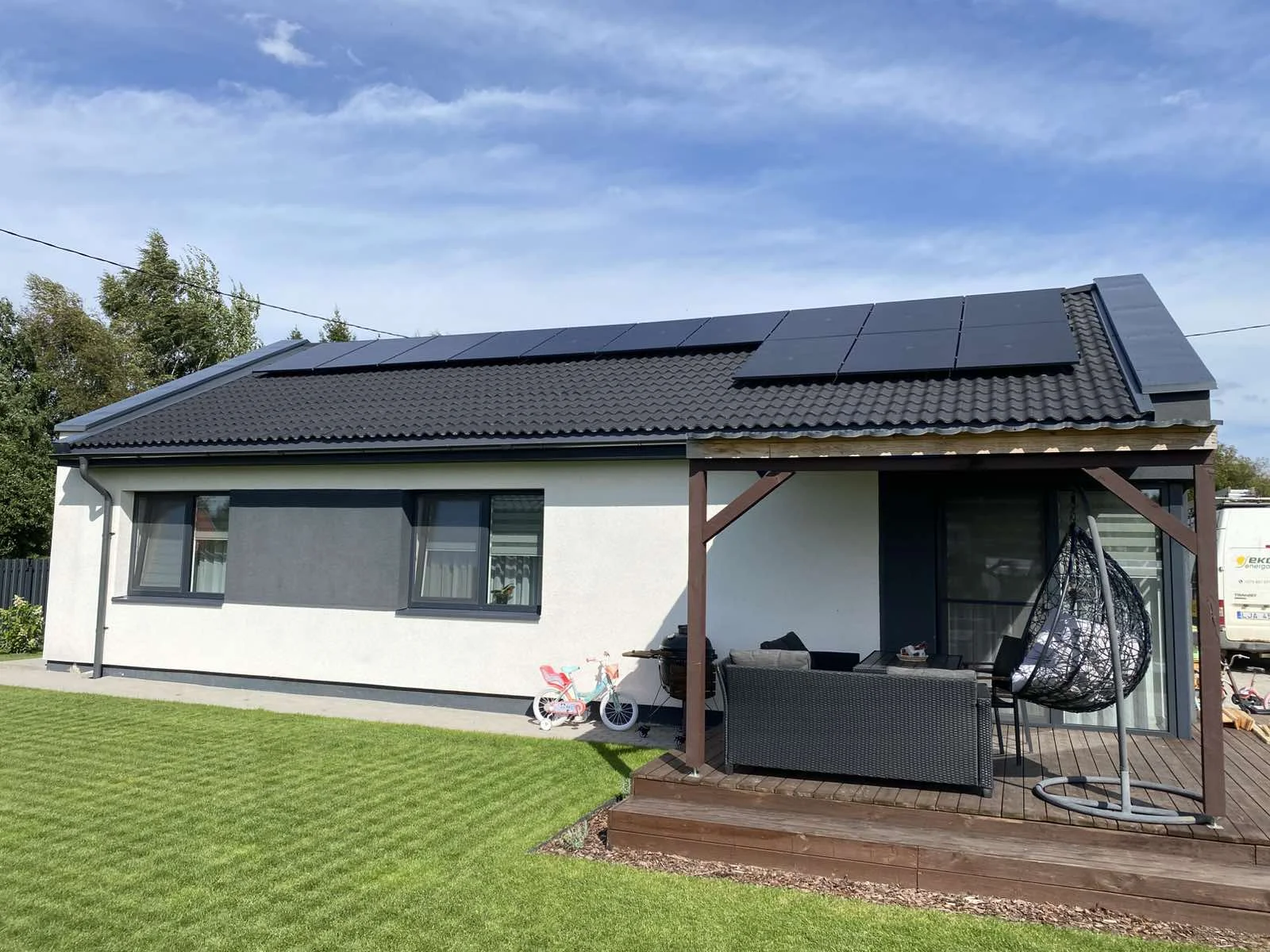 Kada didesnė elektrinė su 1 kW atidavimo riba pasiteisina? 3 elektrine ant stogo ant bauer