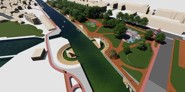 Danės upės krantinės