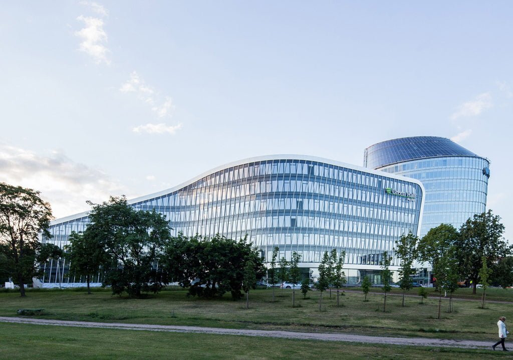 Geriausiu architektūros kūriniu pripažintas verslo centras „Green Hall 2“. Norbert Tukaj nuotr.