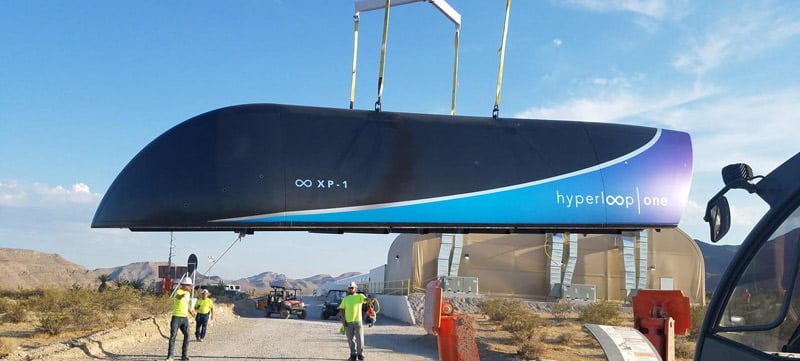 Kompanijos „Hyperloop One“ nuotr.