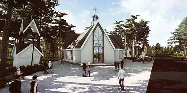 Kulautuvos bendruomenė ruošiasi bažnyčios statyboms 1 bažnyčios projektas