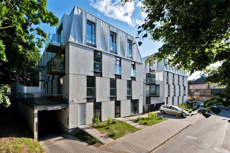 A klasės daugiabutis „Kražių namai“ (UAB T. Balčiūno architektūros biuras). Bendrovės „Merko statyba“ nuotr.