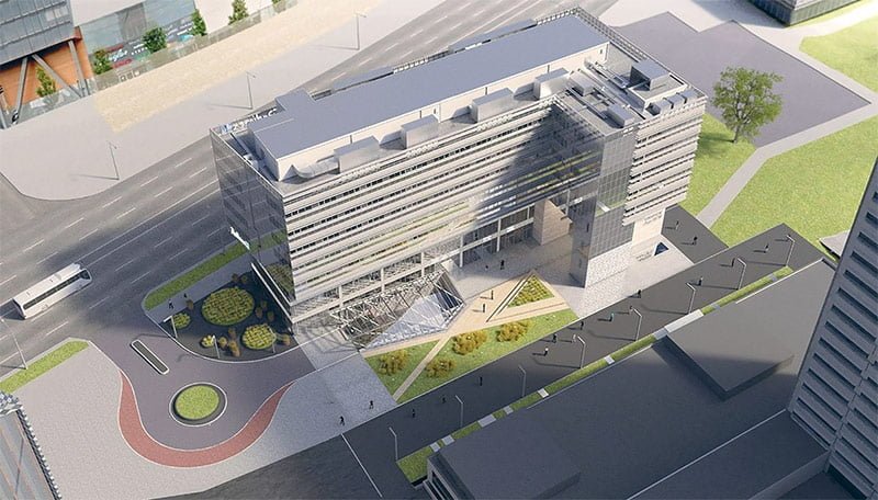 „Radisson Blu Hotel Lietuva“ priestato statybos bus užbaigtos netrukus. „Forma“ vizual.