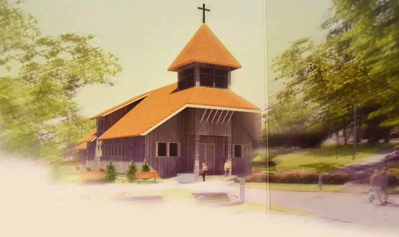 Savivaldybė pritarė Slengių bažnyčios statybos darbams 1 Slengių bažnyčia