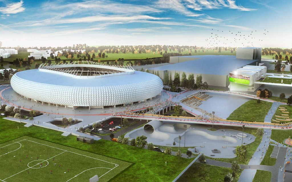 Bendrovės „Vilniaus nacionalinis stadionas“ vizual.