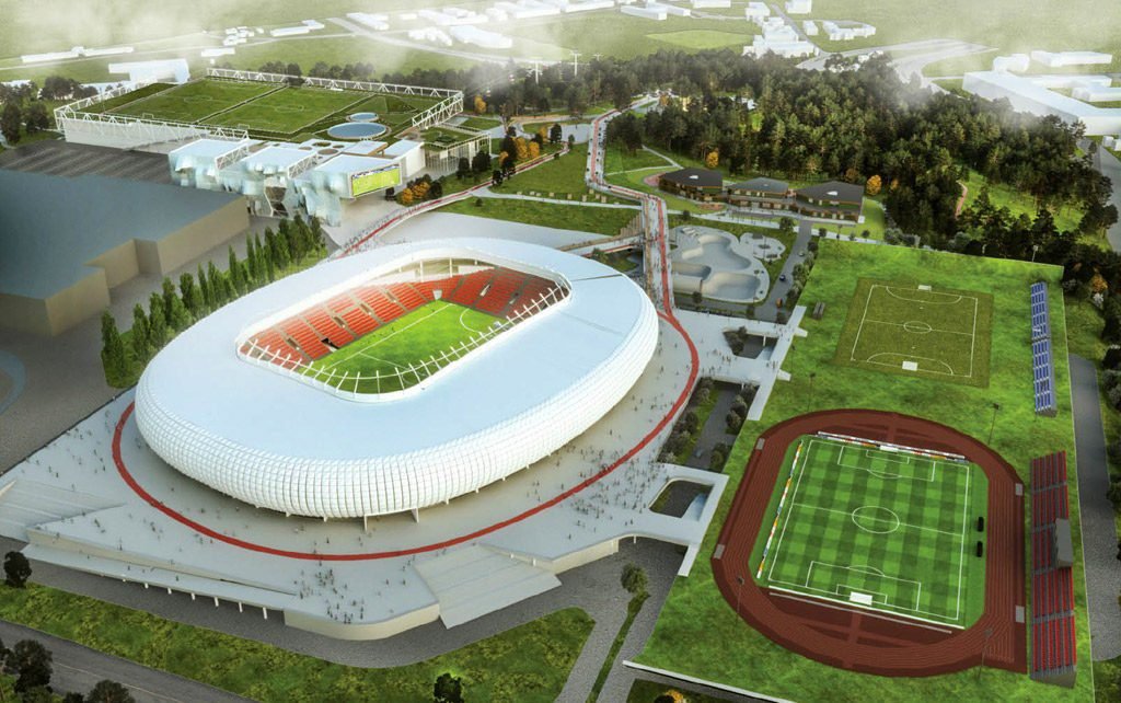 Bendrovės „Vilniaus nacionalinis stadionas“ vizual.